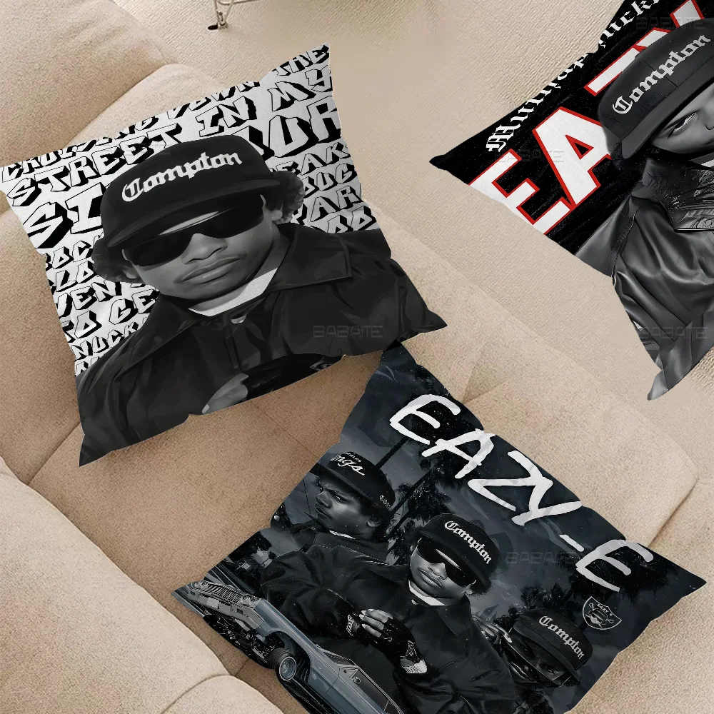 

Hip Hop Music Stars Ice Cube Eazy-E Personalized Pillow Cover Kids Bedroom Wild Party Decor Pillowcase Kid Birthday Shower Gift