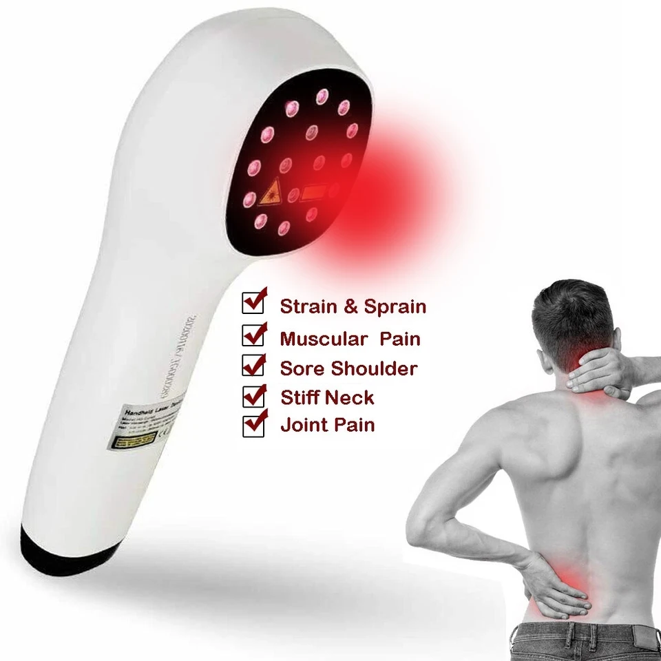 

Portable Low Level LLLT 808nm 650nm Laser Therapy Physiotherapy Device for Pain Relief