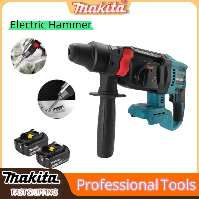 makita-cordless-hammer-brushless-electric-hammer-wireless-drills-power-tool-﻿original-for-makita-18v-battery