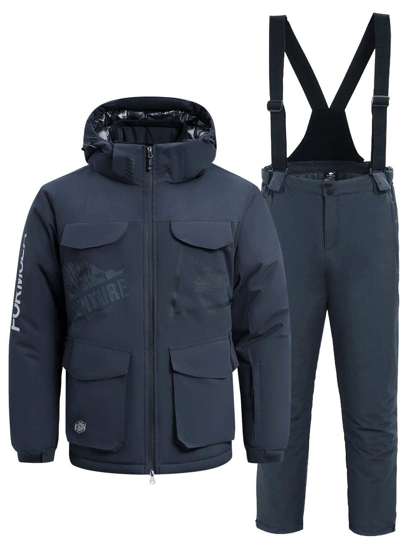 1 Set Sports & Outdoor Supplies Outdoor Casual Winter Sports Skiing Supplies Clothing Men Ski Suit Menski Set Top+Bottomshx501-1