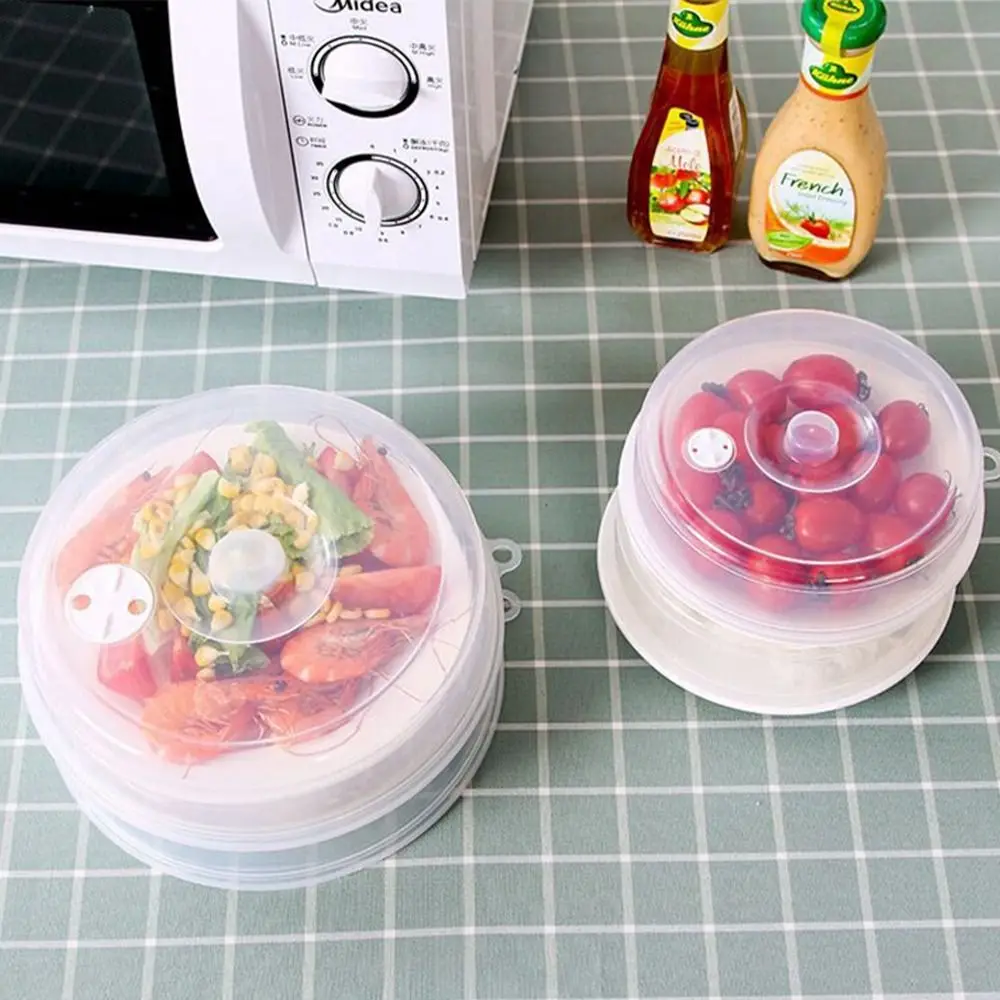 Special with Steam Vents Oilproof Reusable Stackable Sealing Cover Lid Food Dish Kitchen Accessories Fresh Keeping Lid
