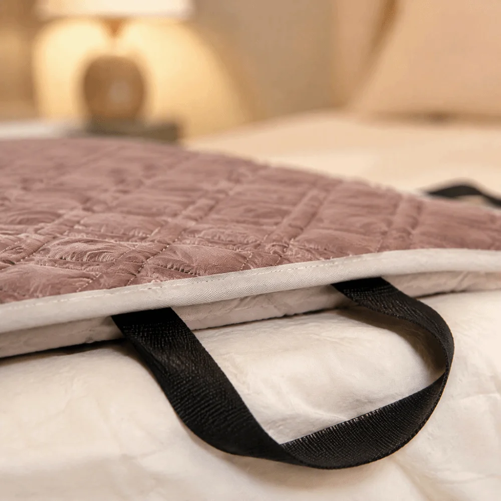 Washable Patient Positioning Transfer Pad Lightweight Flexible Turning Assist Sheet Leak-Resistant Low Friction Protection Pad