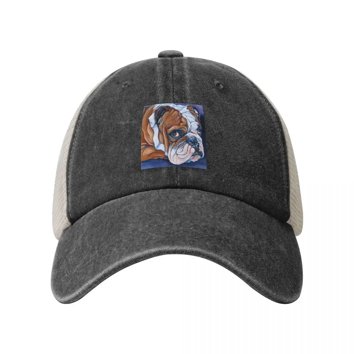 French Bulldog Frenchie Dog Baseball Cap Cotton Cowboy Mesh Hats