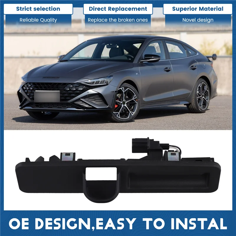 

For Hyundai Genesis G70 DOHC-TCI/GDI Sedan-4 Door 2019-2021 Trunk Lid Handle 81260G9000 Lock Handle Button