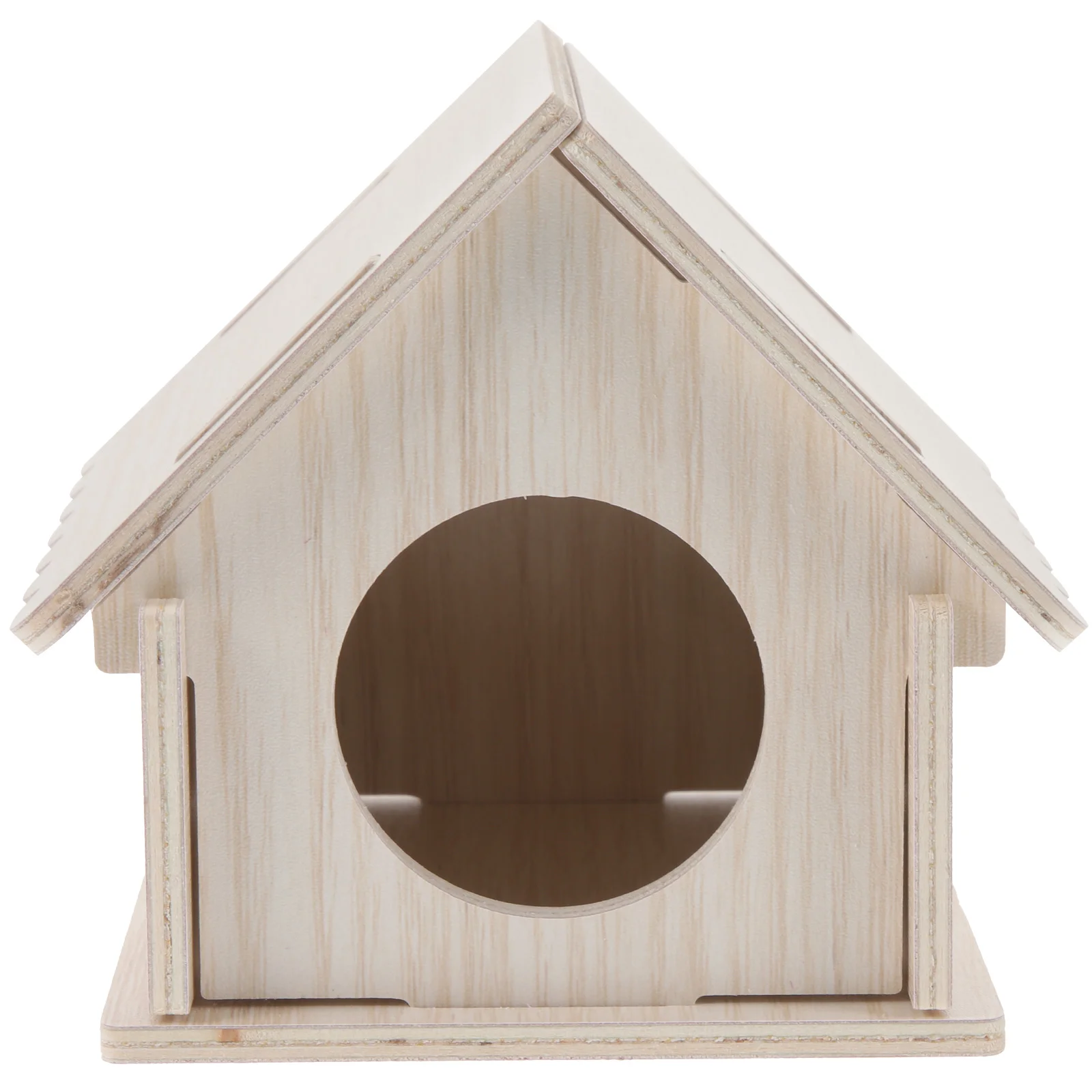 Multi-storey Small Animal Mechanism Wooden House Habitat Chinchilla Toys Cage Sleeping Hideout Pet