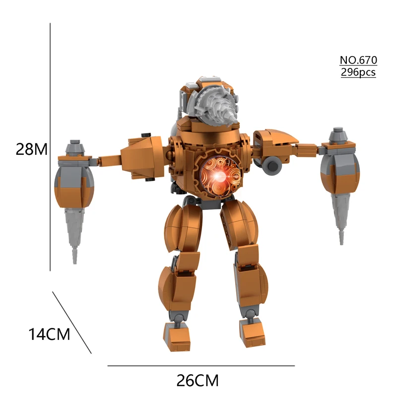 Skibidi Toilet The Audio Man and Camera Titan Man Speakerman Moc Building Blocks For lego Toys DIY Bricks Toy Set