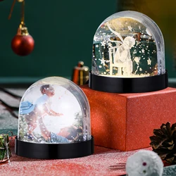 Snow Globe With Photo Inserts Snow Globes Picture Insert Globe Photo Frame DIY New Year Gift Snow Globes Craft Christmas decor