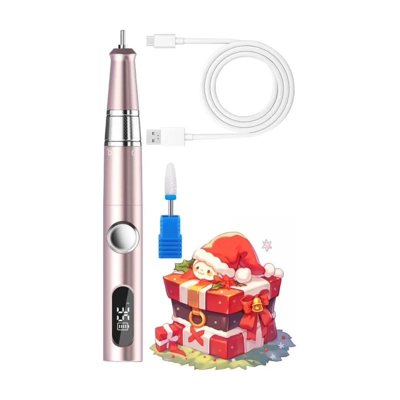 AB68 Multifunctional Electric Nail Grinder Kit - Portable LCD Nail Drill For Men And Women