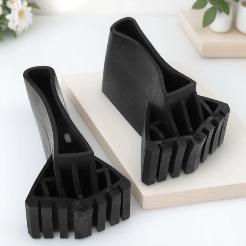 2 قطعة للطي سلم القدم يغطي عدم الانزلاق أغطية حماية دائم المضادة للانزلاق سلم قدم حماة للأرضيات الصلبة السجاد