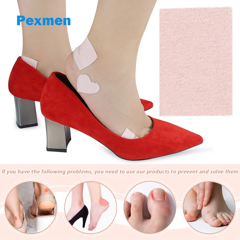 

Pexmen 1/2/5/10Pcs Moleskin Tape Moleskin Adhesive Heel Pads for Feet Blisters Reduce Friction Pain Relief Foot Care Tool