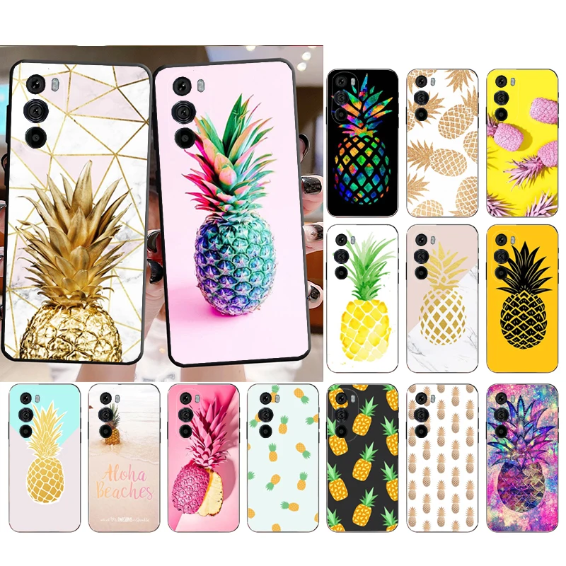 

Phone Case For Motorola Edge 50 40 Pro 60 50 40 30 Ultra Neo Fusion Moto G85 G72 G53 G54 G84 G13 G32 Summer Pineapple Fruit