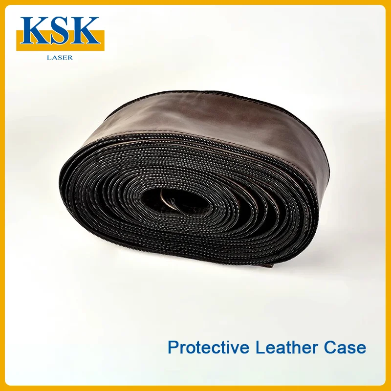 KSK Handheld Laser Welding Machine Cable Sheath - Fireproof Cowhide Protective Sleeve for MIG Welding Cables