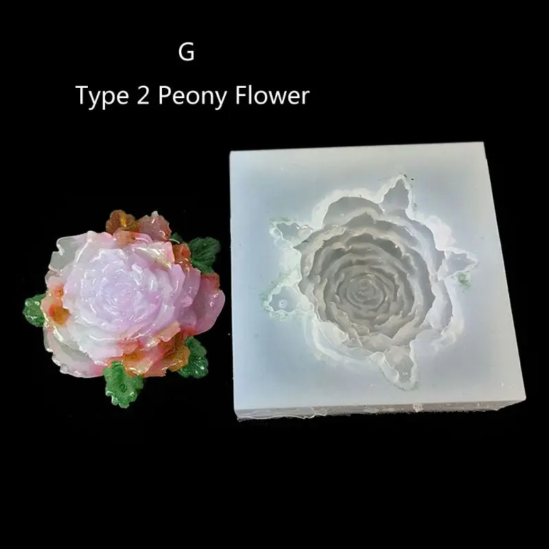 Pfingstrose, Gänseblümchen, Kamelie, Lotus, Epoxidharzform, große Silikonform zum Aufhängen an der Wand, Epoxidharzform für