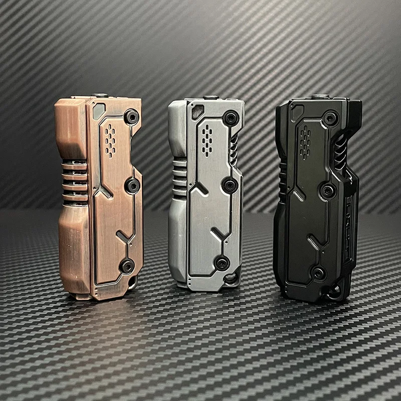 Muzzle EDC Fidget Slider Zinklegierung Fidget Toys ADHS Tool Stressabbau- und Entspannungsspielzeug für Erwachsene Freizeit Push Slider