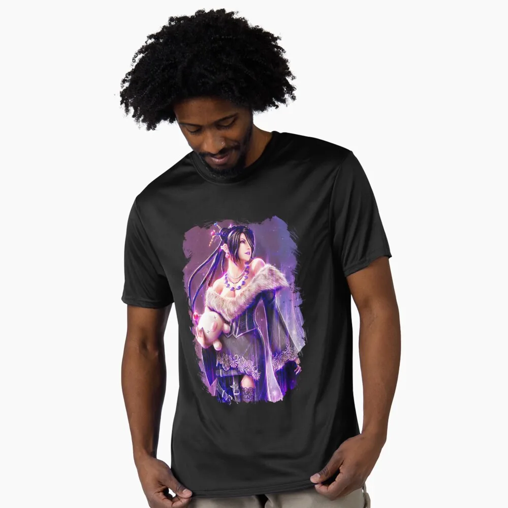 

Lulu FFX Final Fantasy Gift t shirt for RPG gamer 100% cotton printed tee Men's Short Sleeve Graphic Clothes All size tops