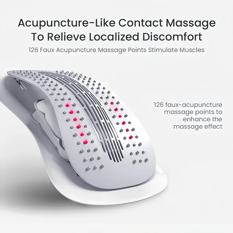 Upgrade Back Massage Lumbar Stretcher Back Cracking Device Lower and Upper Back Support Relieve Sore Muscle Points