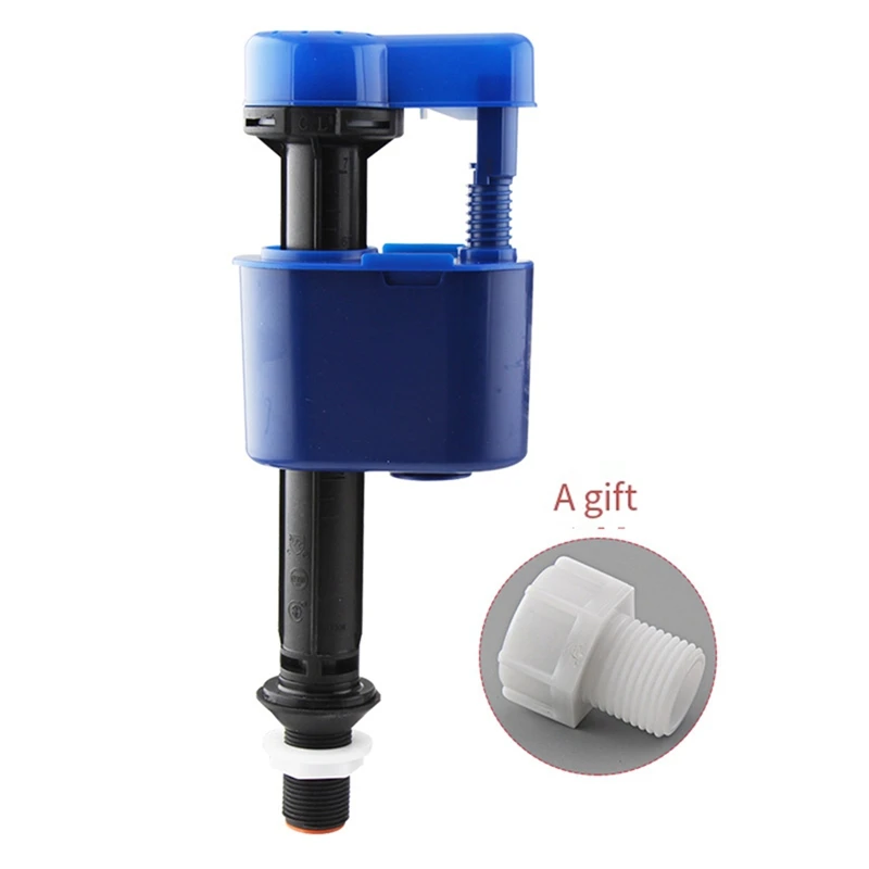 Bathroom Water Tank Inlet Valve Toilet Water Tank Fittings Intake Valve Toilet Fill Valve With G1/2 Converter