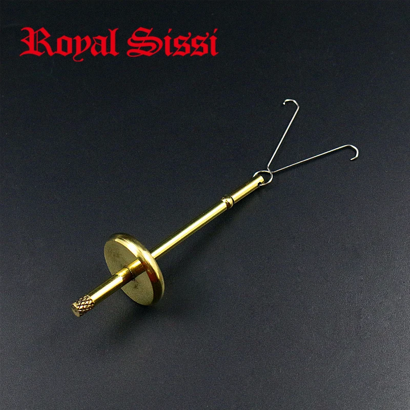 Royal Sissi 1piece fly tying disc dubbing twister spinner brass jig twister fly tying tools with rotary disc holder