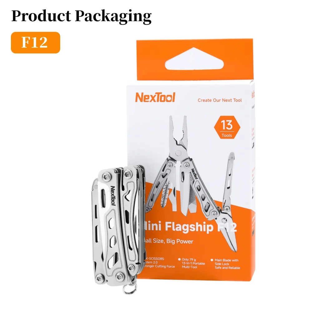 NexTool 15 in 1 F12 Multitool Tang Opvouwbare EDC Handgereedschap Schroevendraaier Vijl Schaar Flessenopener Voor Buitengebruik