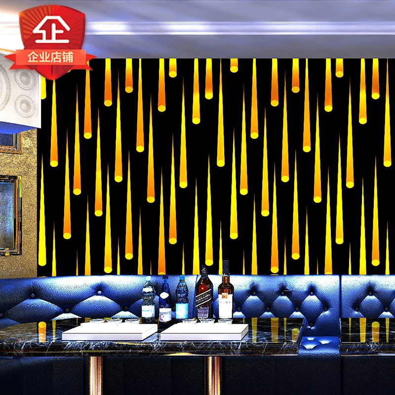 Technology Background KTV Wallpaper Concert Hall Flash Wallpaper 3D Reflective Bar Private Room Decoration