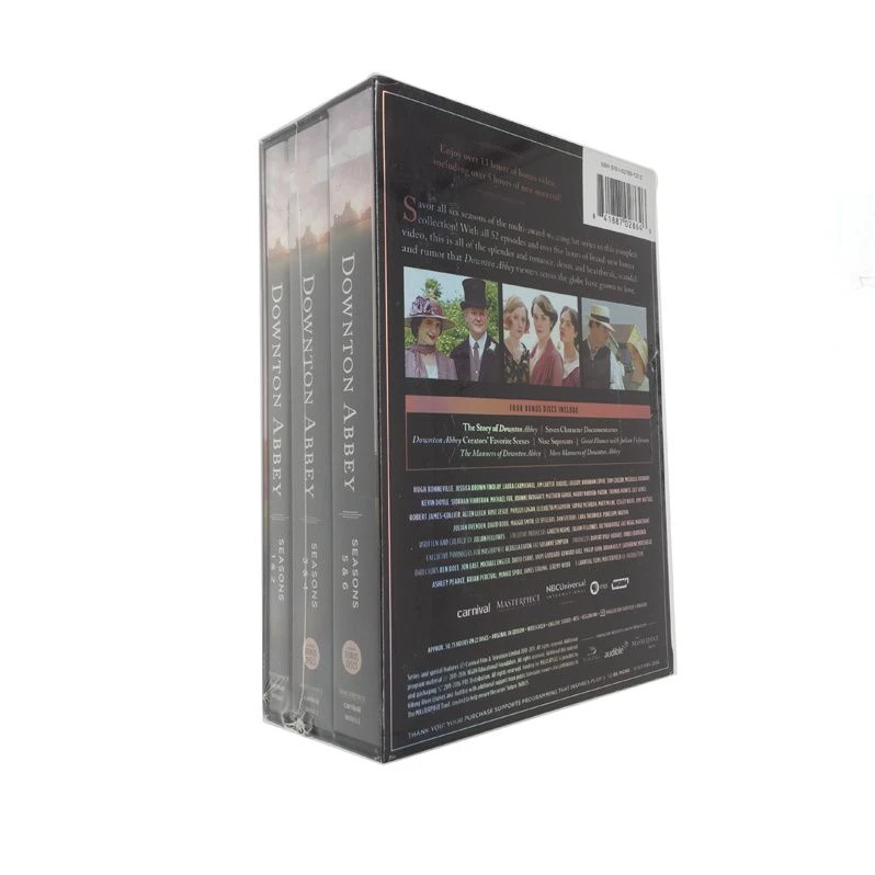 EnglishDrama Downton Abbey 22 قطعة DVD 3 مجموعة صناديق الإنجليزية Subtitle صورة القرص Grantham روبرت كوسبلاي سوبر ديفينيشن سجل الهدايا