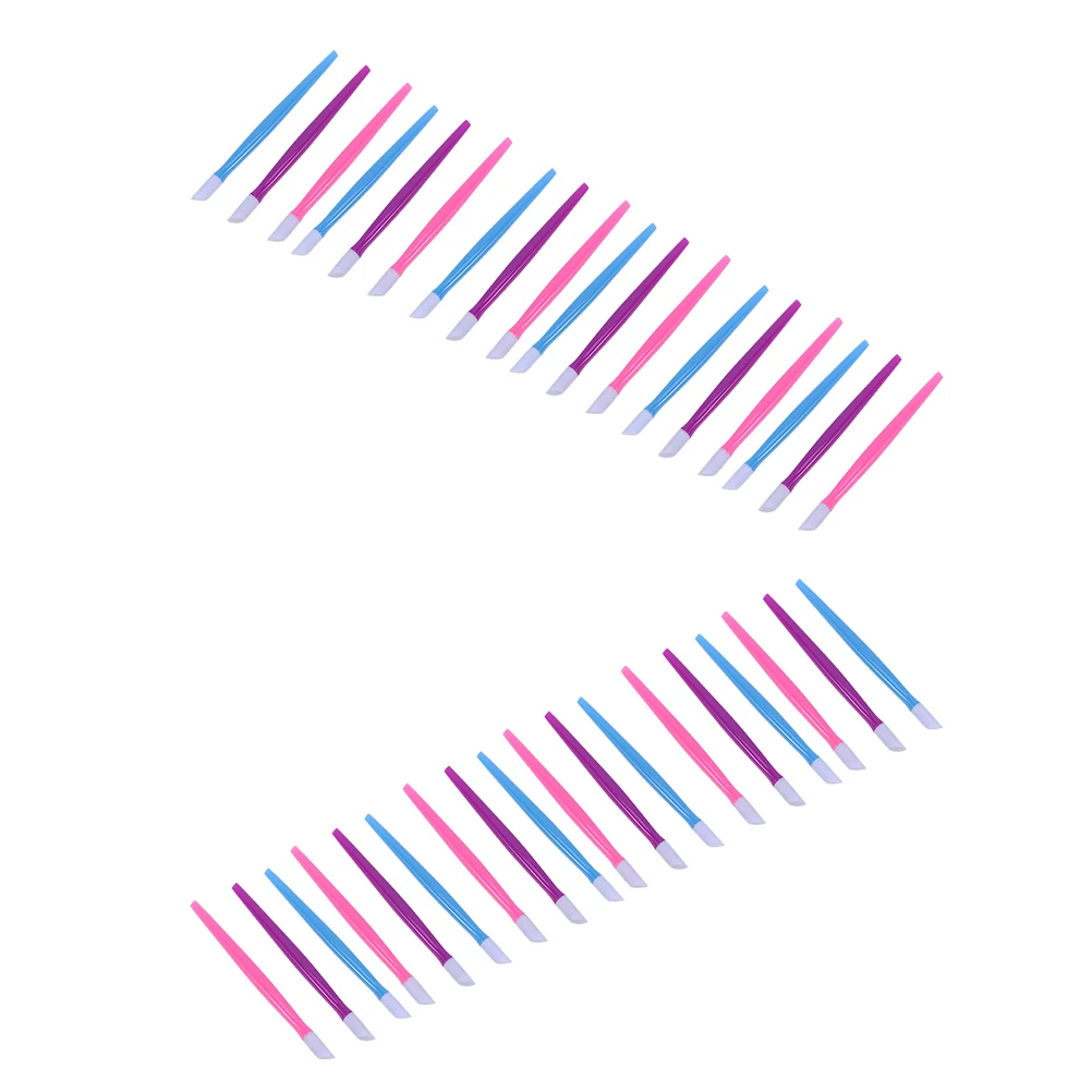 

72pcs Nail Cleaning Stick Plastic Nail Art Tools Nail Cuticle Pusher Exfoliate Dead Skin Nail Cleaner