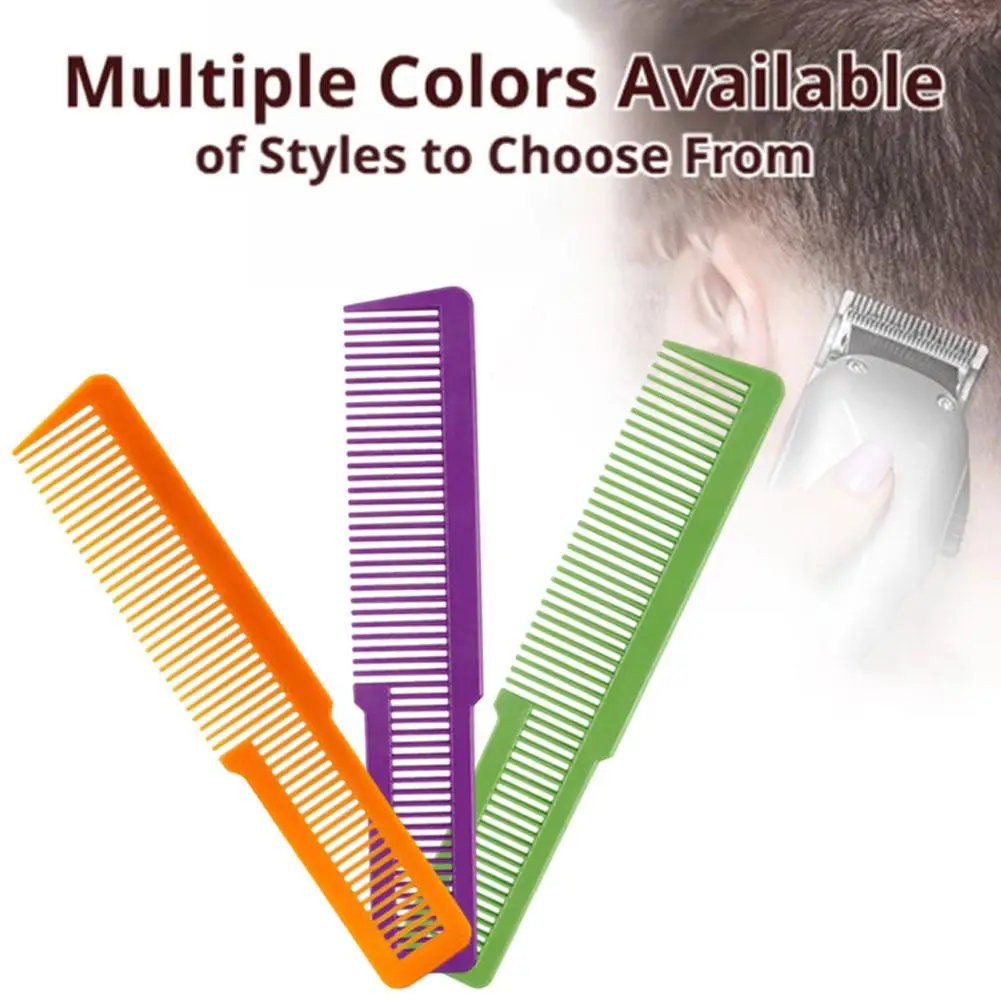 Professional Hair Stylist Plastic Anti-Static Hairdressing Comb Ultra Thin Salon Barber Shop Styling Tools Hair Coloring Comb