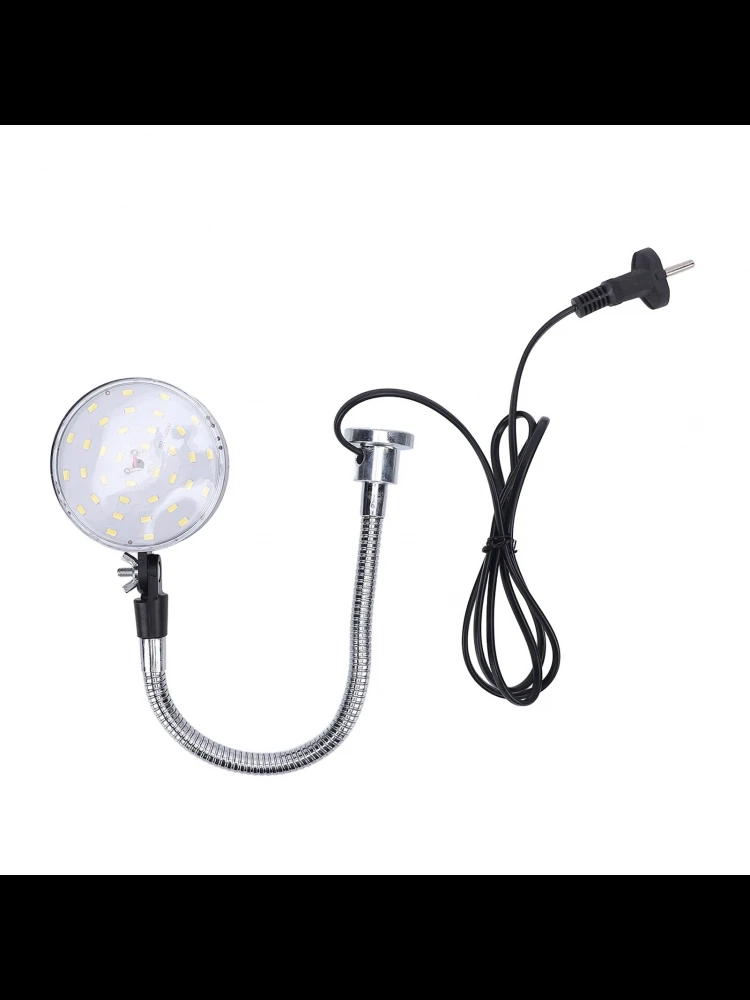 Lumière de poste de travail LED, Base magnétique, Tube à col de cygne 15W, 1500 Lumens, 6500K, éclairage industriel pour réparation automobile