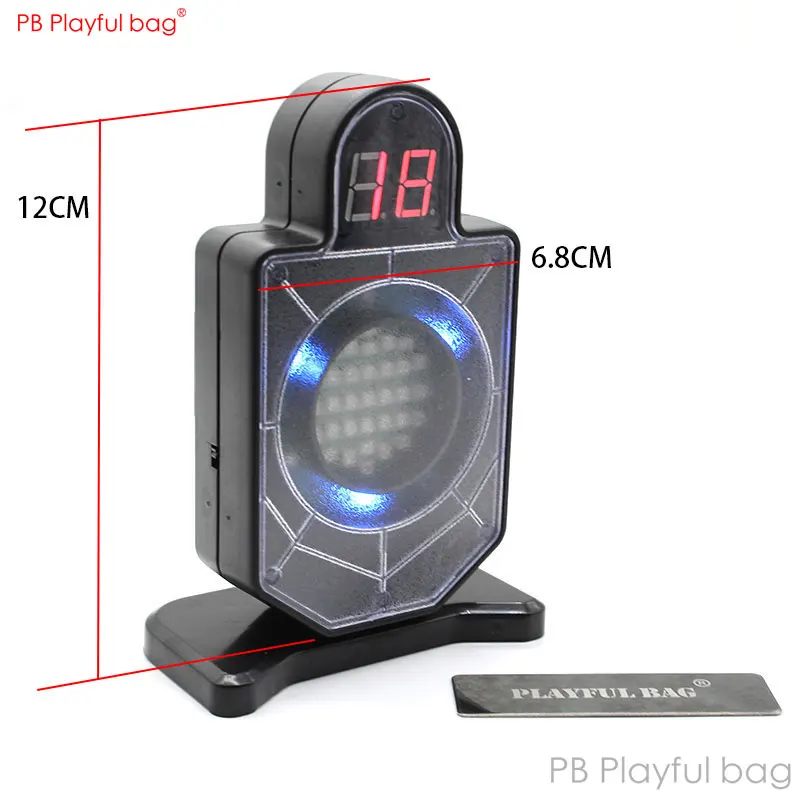 Laser sensor target toy Plastic Lightweight Electronic scoring Sound Leisure CS game device Entertainment laser target 2MW QJ67