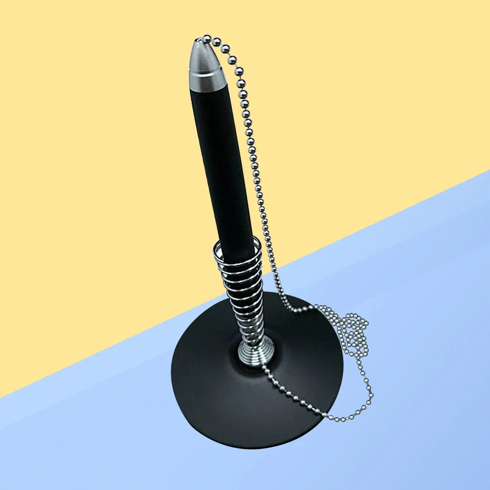 

Metal Ballpoint Pen Smooth Writing Comfortable Grip Round Base No Scratch Ideal For Office School Home Counter Service