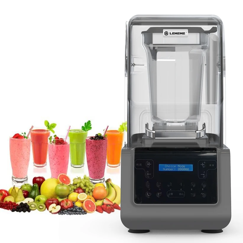 Commercial Professional Electric Blender Variable Speed 1200ml Capacity Plastic Container For Outdoor Use Fruit Smoothie Machine
