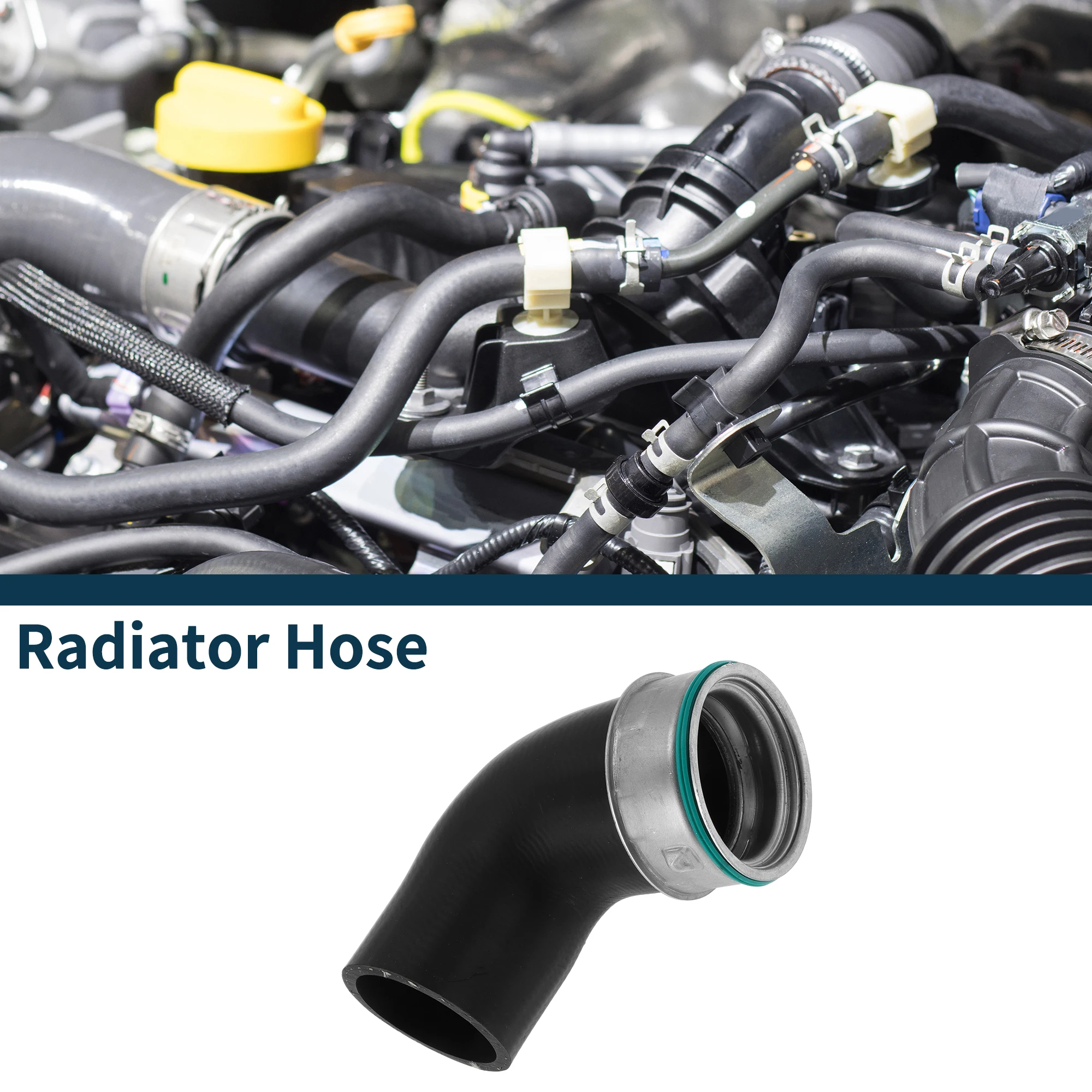 

Шланг радиатора UXCELL для Audi A4 1.9 TDI 2.0 TDI 04-09 No.3B0145838A Повышающий шланг черный