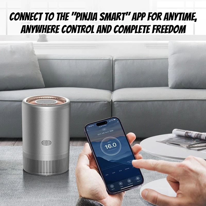 

PJ08 new air purifier wifi intelligent APP controls negative ions to remove formaldehyde PM2.5 to remove odor