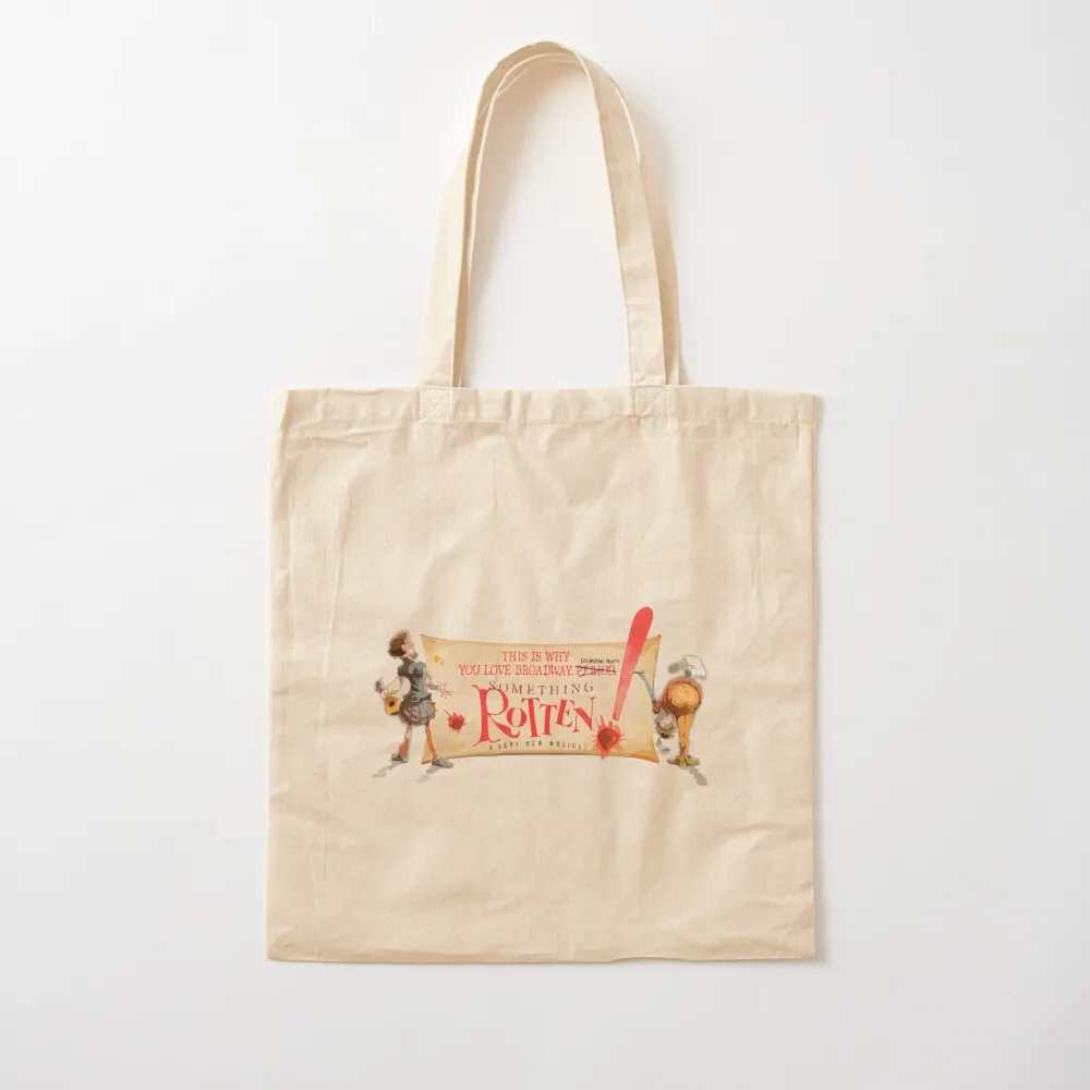 something rotten logo Tote Bag Portable shopping bag shopping cart bags hand bag luxury women