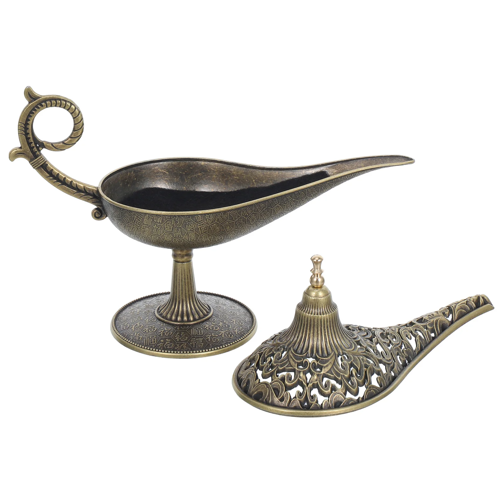 

Arabic Incense Burner Vintage Lamp Elegant Design Aromatherapy Censer Zen Meditation Tea Ceremony Home Decoration