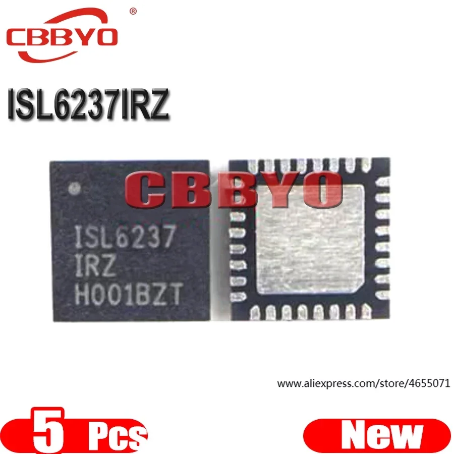 5pcs 100% New ISL6237IRZ ISL6237 QFN-32