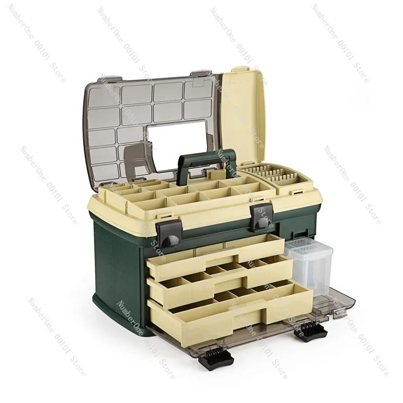 

Plastic box Multifunctional fishing tackle box Fishing tool box