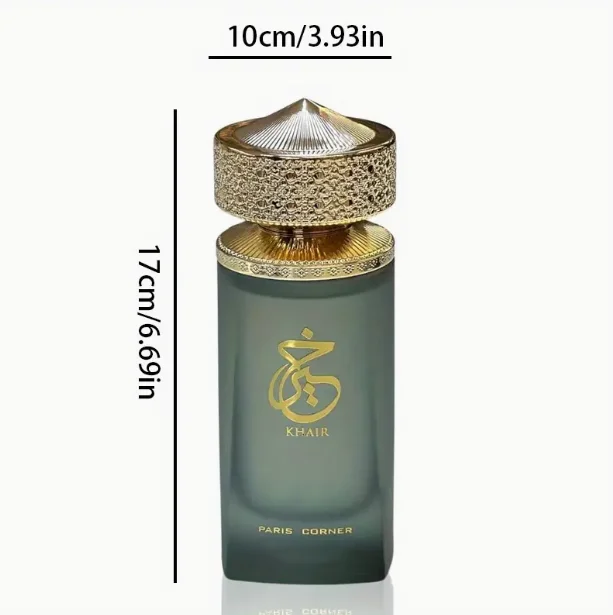 PARIS CORNER Eau de Parfum Spray 100ml Parfum Arab Asli untuk Pria Hadiah