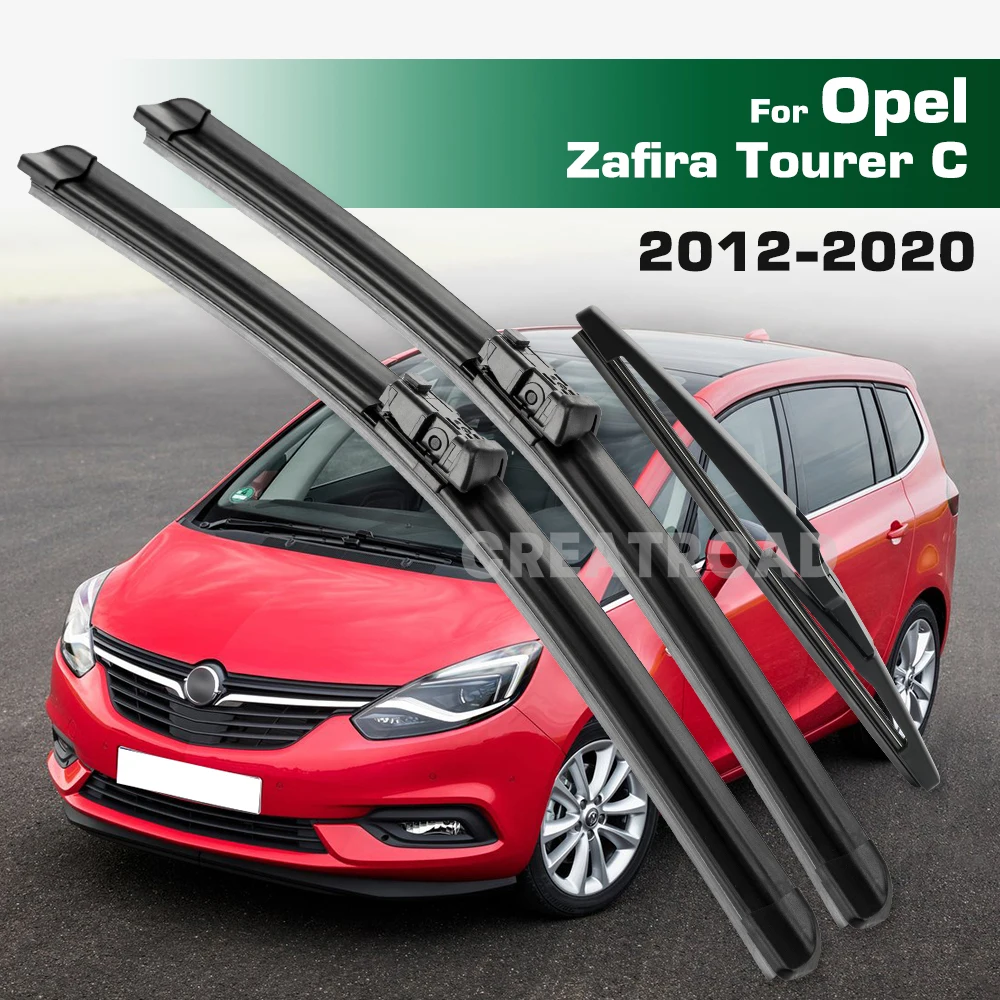 

GREATROAD Стеклоочиститель с левым и правым рулем, набор передних и задних щеток стеклоочистителя для Opel Zafira Tourer C 2012-2020, щетки для лобового стекла