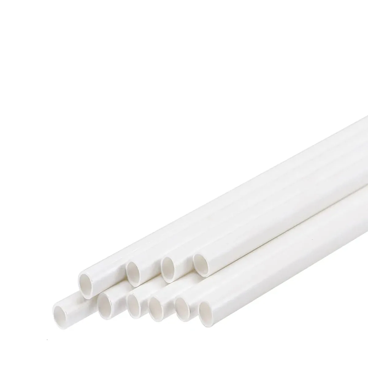Imagem -04 - Tubulação Oca Plástica Redonda do Tubo Abs Branco Material Handmade Faça Você Mesmo da Tabela da Areia od mm mm mm mm mm mm 10 mm Comprimento 500 mm 10 Peças 20 Peças