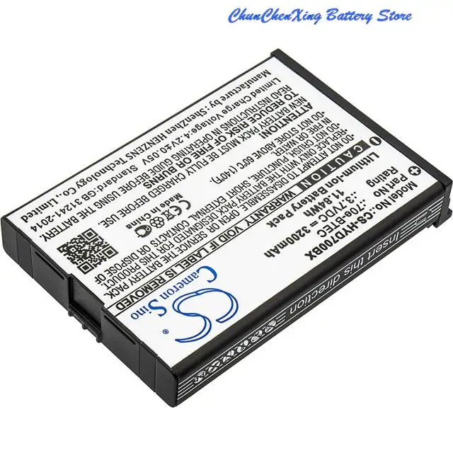 Replacement 3200mAh Battery for Dolphin 60s  70e  75e  For Honeywell Dolphin 60s Dolphin 60s Healthcare Sled  Dolphin 70e  75e
