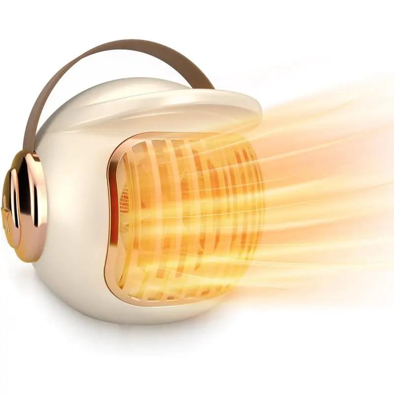 

【GRATEFUL】Быстронагревающийся электрический обогреватель PTC, настольный тепловентилятор, портативный обогреватель, энергосберегающий обогреватель для офисного стола