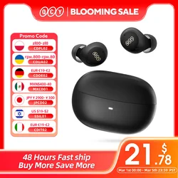 QCY-auriculares inalámbricos HT07 ANC, dispositivo de audio con cancelación de ruido, TWS, 6 micrófonos, AI, HD, llamada, Bluetooth 5,2, HiFi, 32H de reproducción