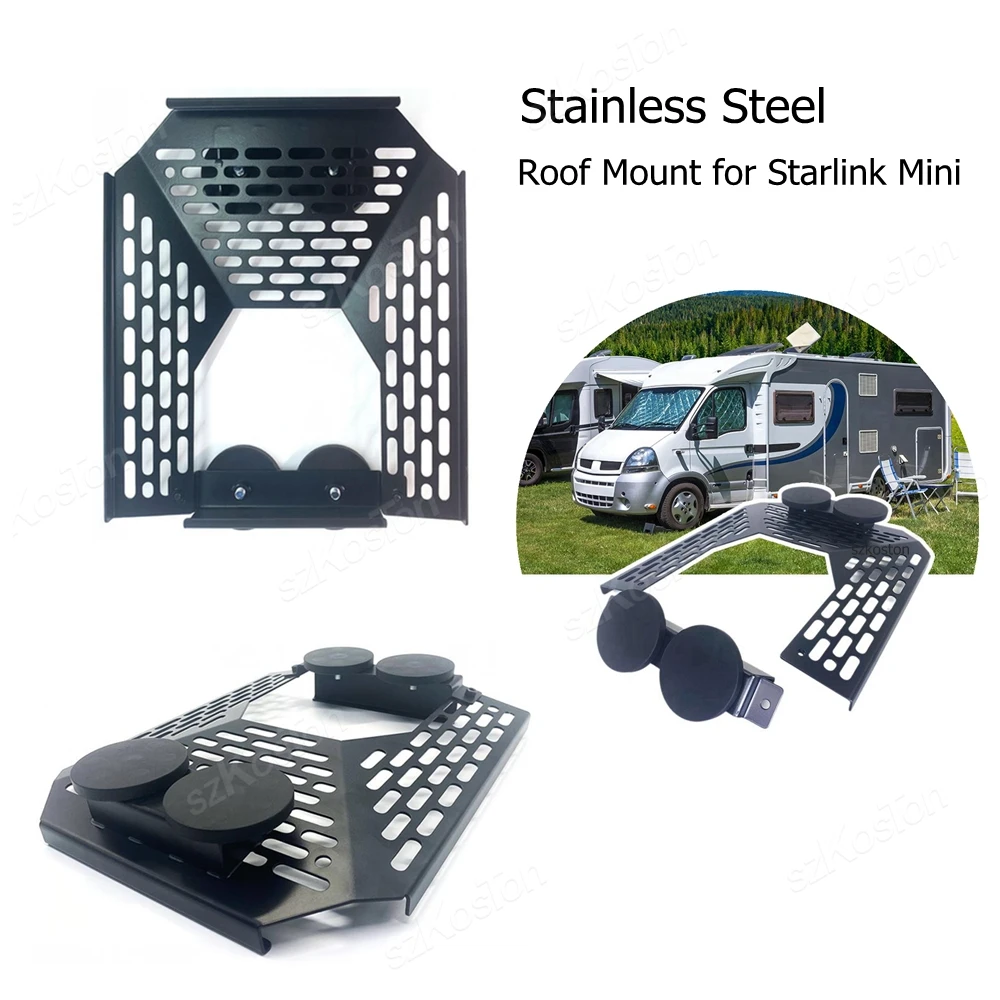 roof-mount-stainless-steel-heat-dissipation-holder-for-starlink-mini-magnetic-mount-dish-mount-kit-accessories