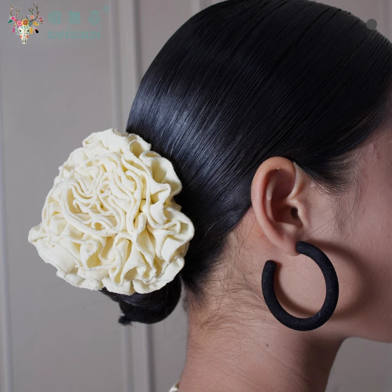 

Аксессуары для головы для латинских танцев, настраиваемые цвета ручной работы, головные уборы для соревнований для взрослых и детей, головной убор для выступлений