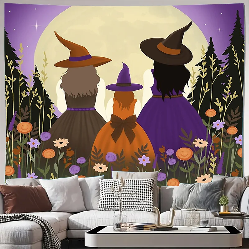 tapecaria-witchcore-sem-moldura-floresta-cottagecore-estetica-decoracao-de-quarto-halloween-suspensao-de-parede-fantasia-gotica-natureza-arte-de-paisagem-h