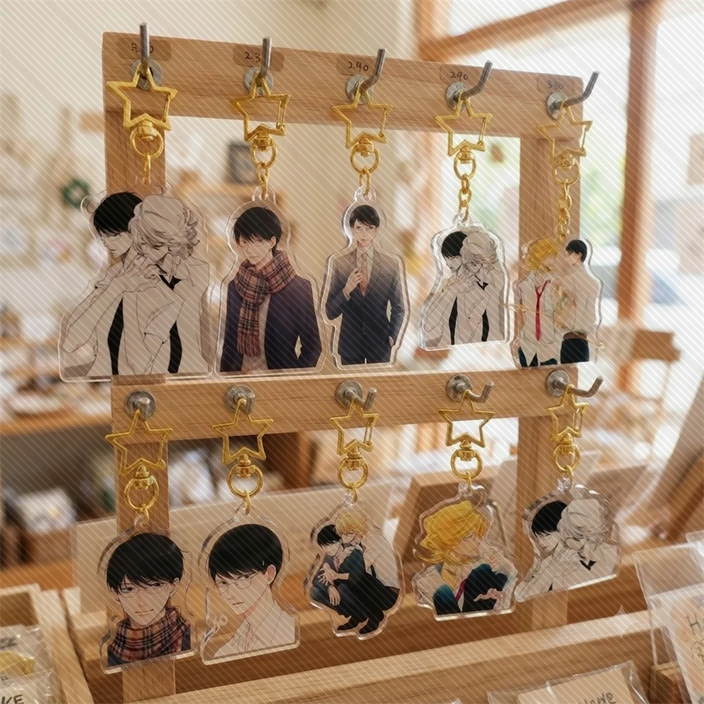 6CM bl Doukyusei‌ Acrylic Keychain Stand Model Cosplay Charm Characters Ornament Accessories Goods Collection Christmas Gift