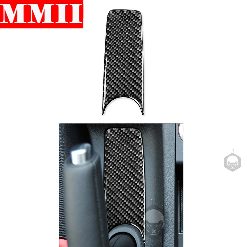 

Real Carbon Fiber Sticker Car Accessories Car Hand Brush Bottom Cup Holder Panel Interior Trim Cover For Audi A3 S3 8P 2006 2007