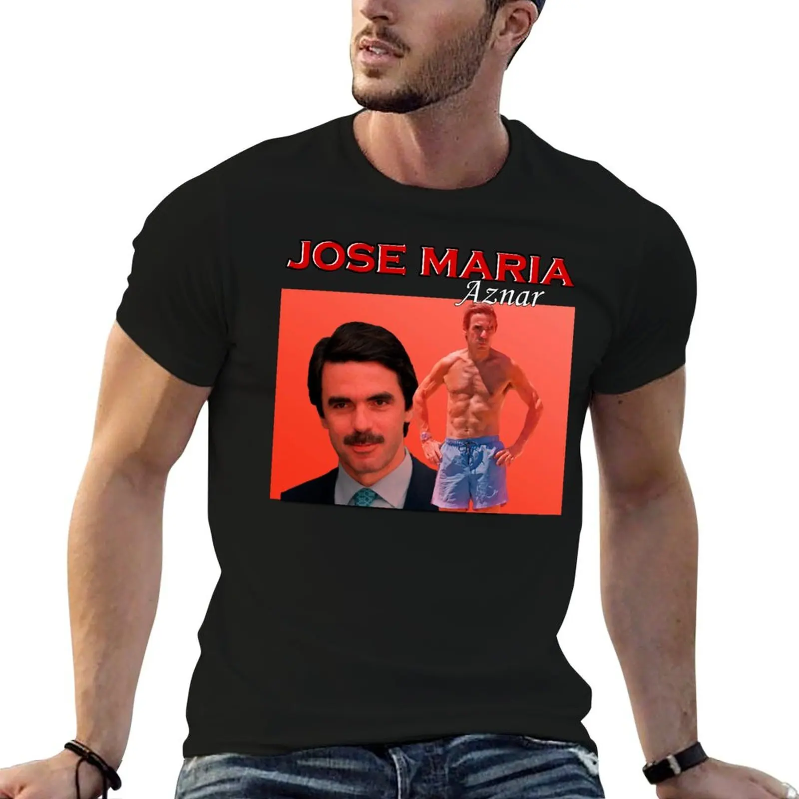 

AZNAR T-Shirt t shirts for man pack cotton funny t shirts man man t shirt heavy cotton T-Shirt