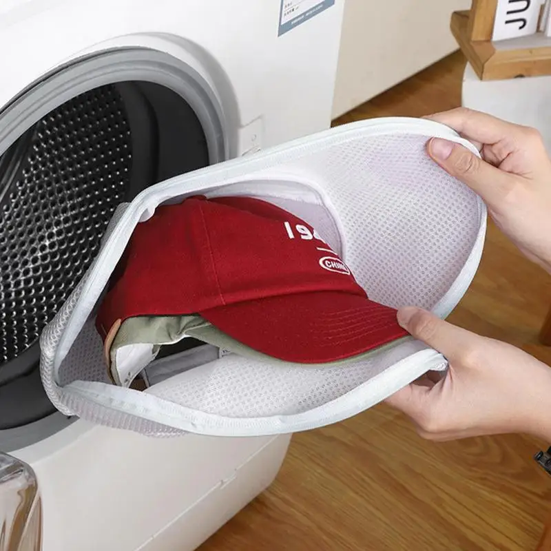 Baseball Hat Washing Cage Protective Ball Hat Washer Hat Protector For Washing Machine Compact Hat Laundry Protector Baseball